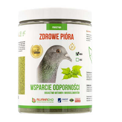 Pokrzywa mąka dla gołębi 300g naturalna wzmacnia